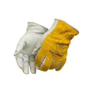 Tillman Top Grain Cowhide Welding Gloves – Medium, Brown, Abrasion Resistant