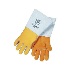 Tillman 850 Gold Elk Skin Welding Gloves – Large, Premium, Reusable