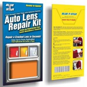 Blue Star Non Grid Pattern Auto Lens Repair Kit (Amber)
