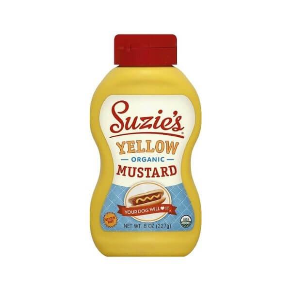 Suzie’s Organic Yellow Mustard – USDA Organic & Gluten-Free, 8 oz